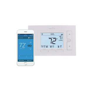 Emerson Sensi ST55U Smart Wi-Fi Thermostat White Programmable Alexa Google NIB
